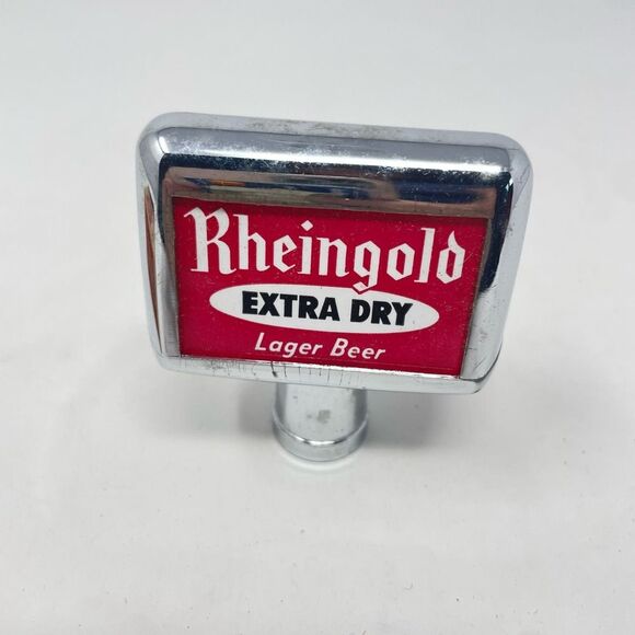 Vintage Rheingold Extra Dry Chrome Tap Knob Handle - Picture 10 of 10